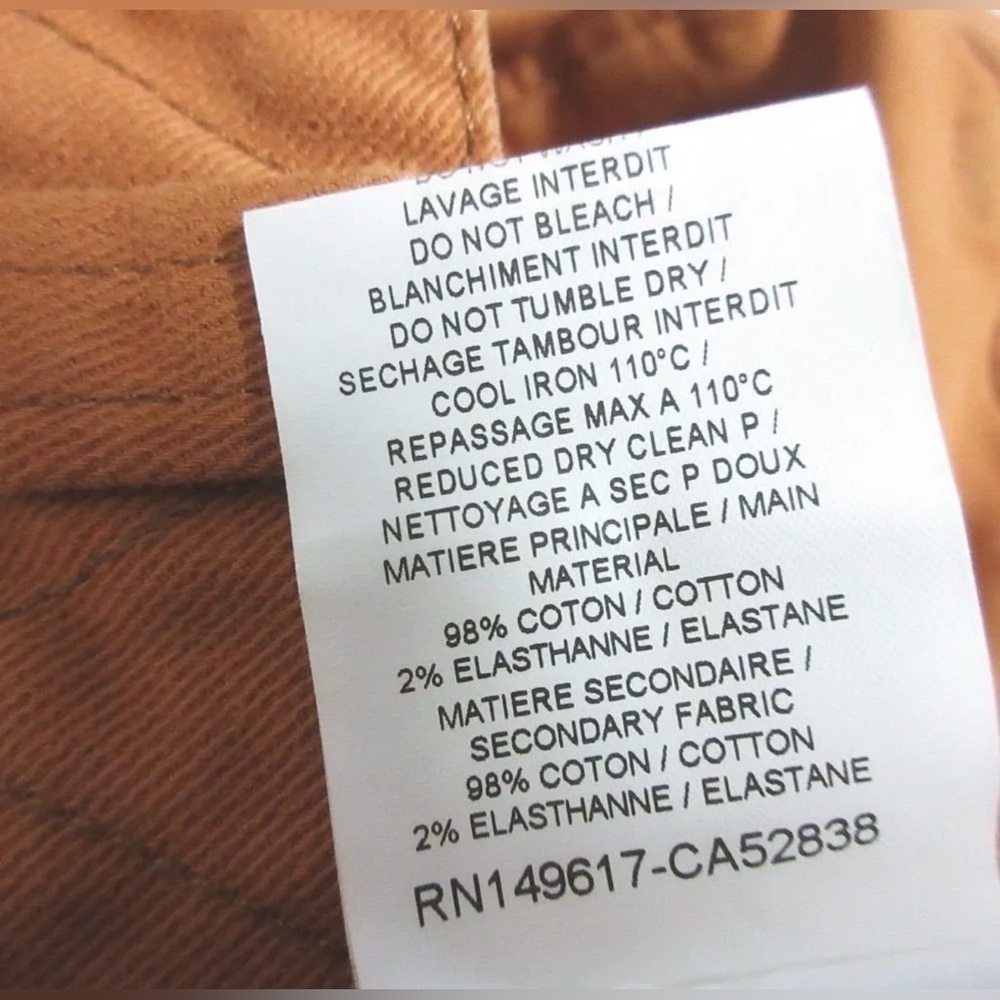 Chloe See By Chloe Front Pocket Flared Bush Pants women’s size 25 ( 5 U.S ) - Picture 8 of 8